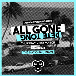 Pete Tong All Gone Pool Party Miami