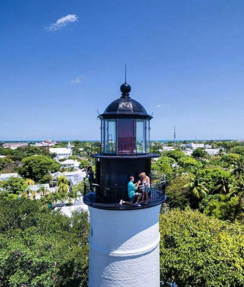 Keywest Lighthouse photo via instagram @jwa1drop