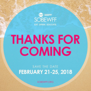 #SOBEWFF Wine and Food Festival. Benefiting the Chaplin School of Hospitality & Tourism Management at FIU