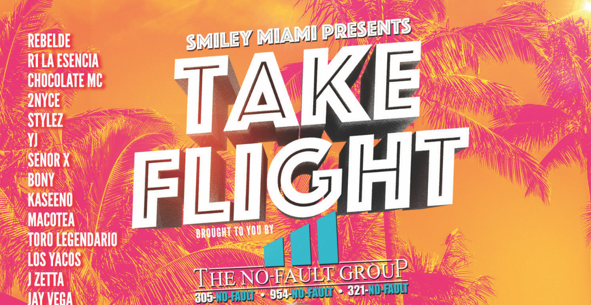 Take Flight Calle Ocho 2019 with Smiley Miami and the No Fault Group