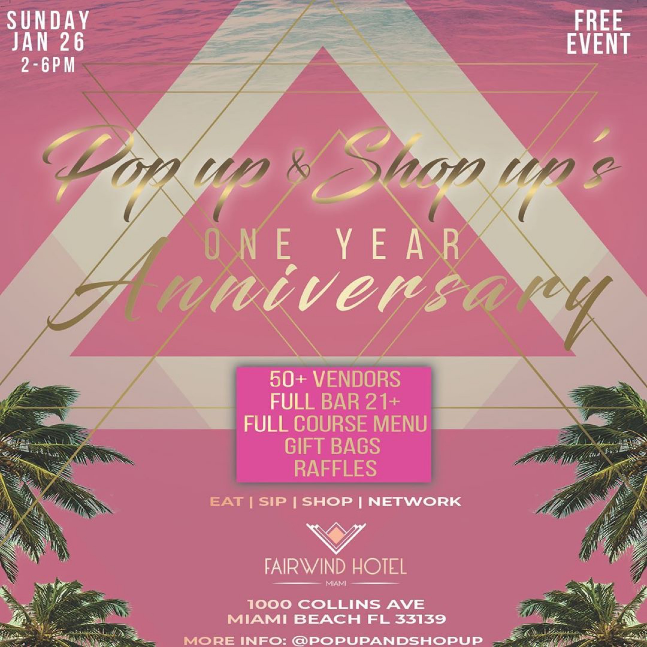 Pop Up and Shop Up Anniversary