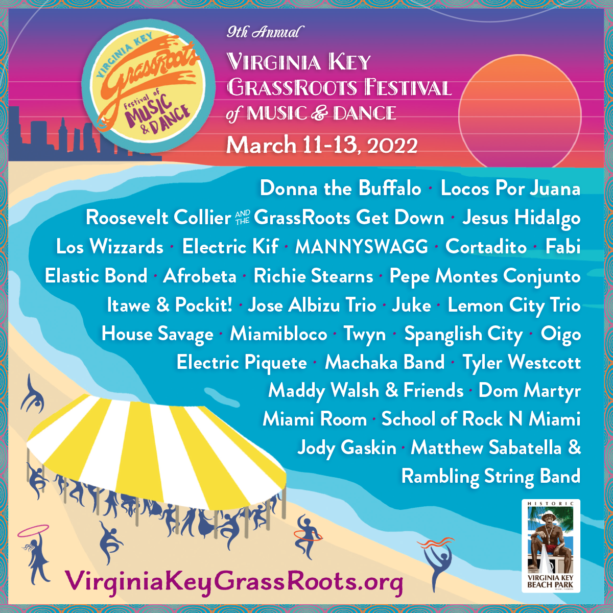 9th Annual Virginia Key GrassRoots - Goodlife Miami